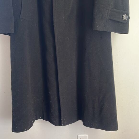 Hugo Boss 100% wool long line winter dress overcoat sz 46L - Picture 2 of 11